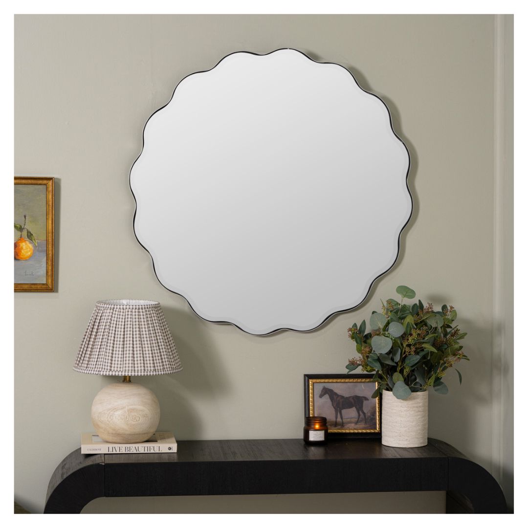 Cleo Silver Wall Mirror Mirrors 