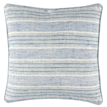 Cliff Stripe Blue Decorative Indoor/Outdoor Pillow Indoor/Outdoor Pillow 