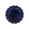 Cobalt Blue Swirl Glass Inkwell & Lid Objects & Accents 