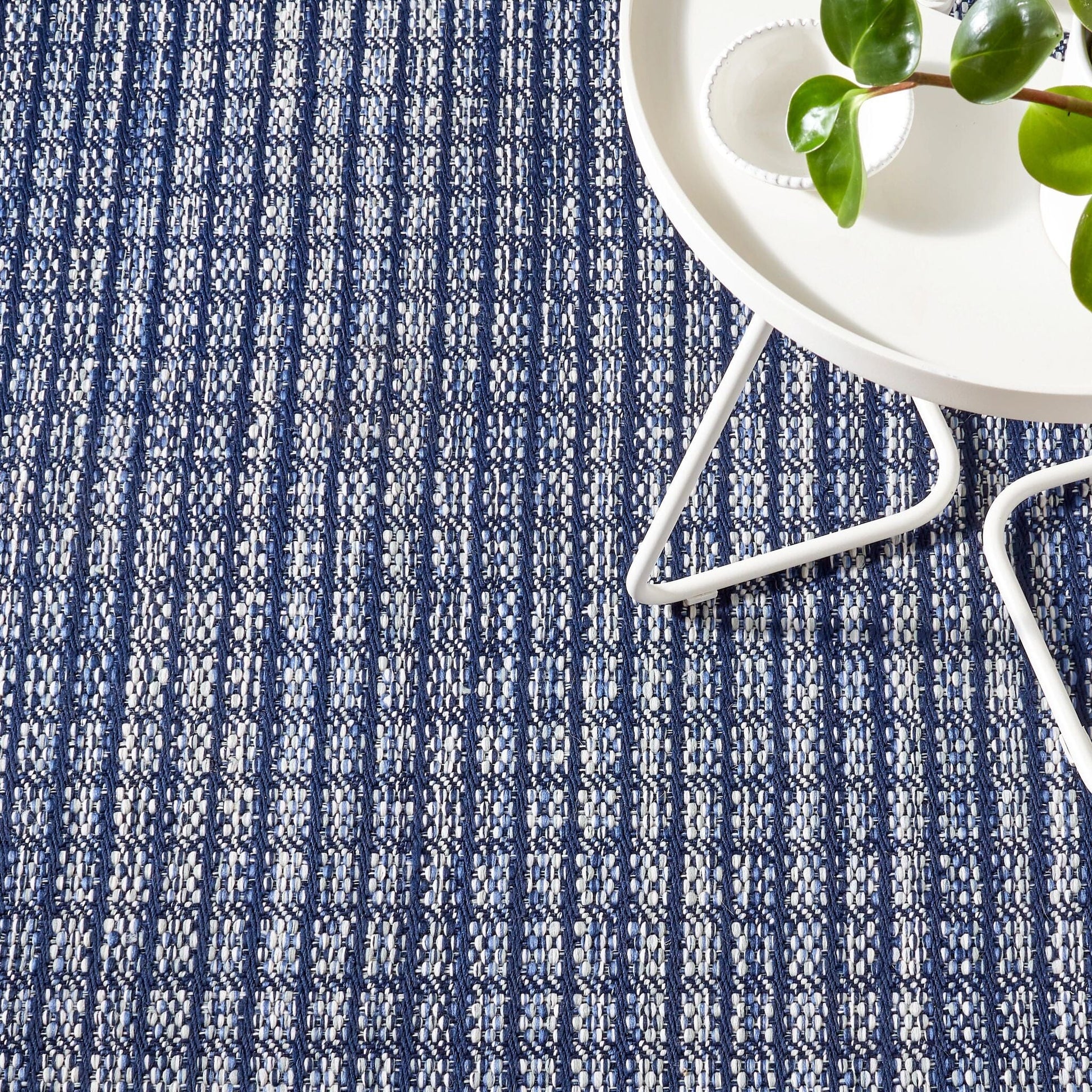Coco Blue Handwoven Indoor/Outdoor Rug Rugs 