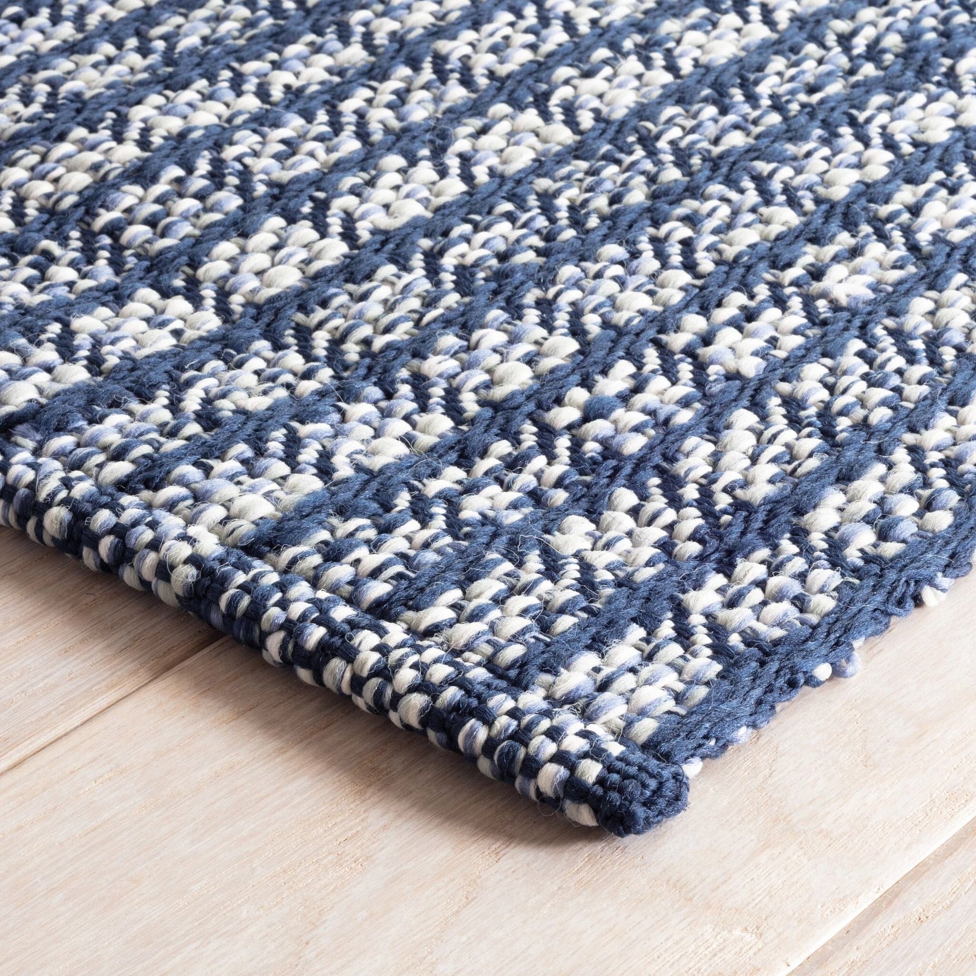 Coco Blue Handwoven Indoor/Outdoor Rug Rugs 