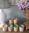 Coconut Rose 2 Wick Handwoven Candle 