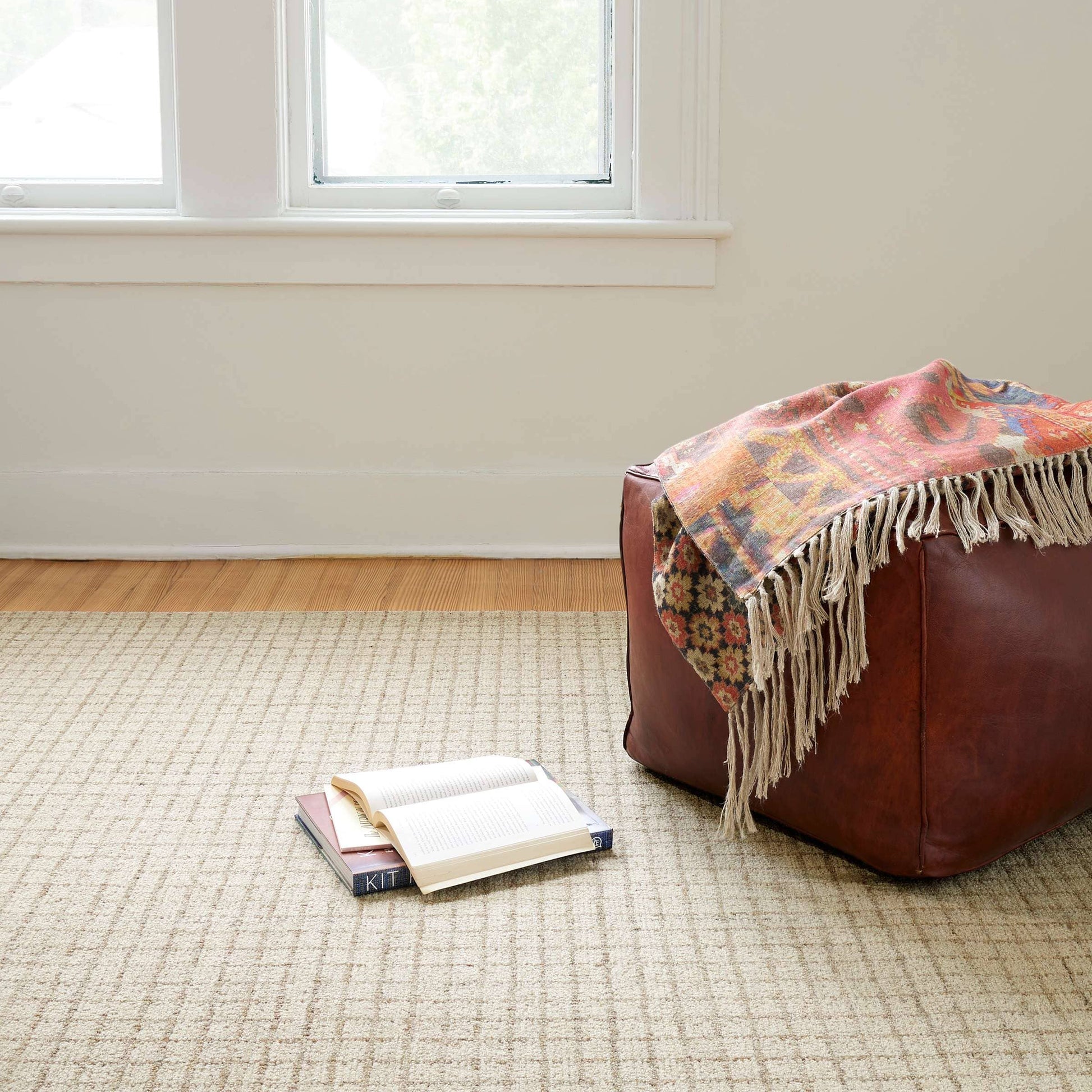 Conall Natural Hand Micro Hooked Wool Rug Rugs 