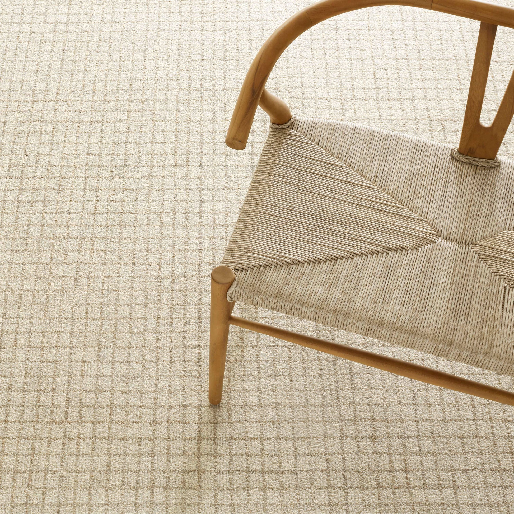 Conall Natural Hand Micro Hooked Wool Rug Rugs 