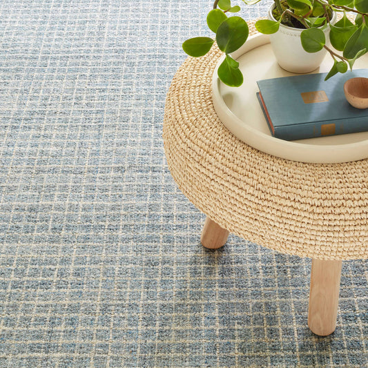 Conall Slate Hand Micro Hooked Wool Rug Rugs 
