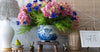 Cornflower Spray - Dark Blue Greenery 