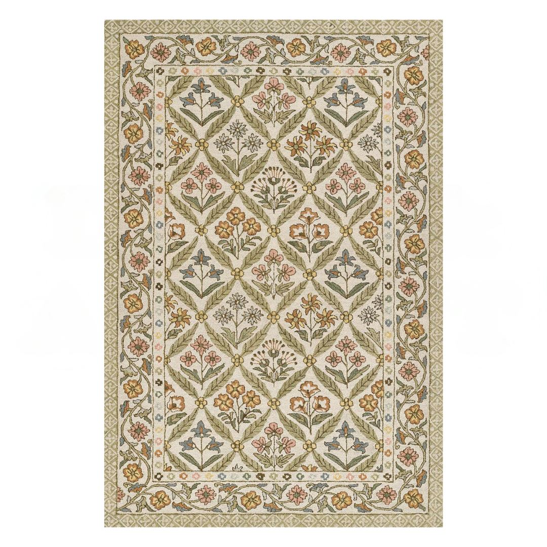 Cotswold - Garden Wool/Nylon Rug Rugs 