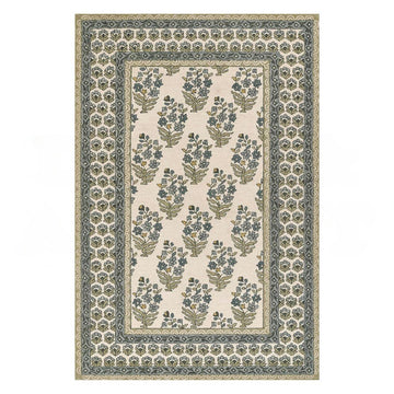 Cotswold - Green Wool/Nylon Rug Rugs 