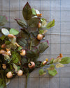 Cream Berry Spray 24" Greenery 