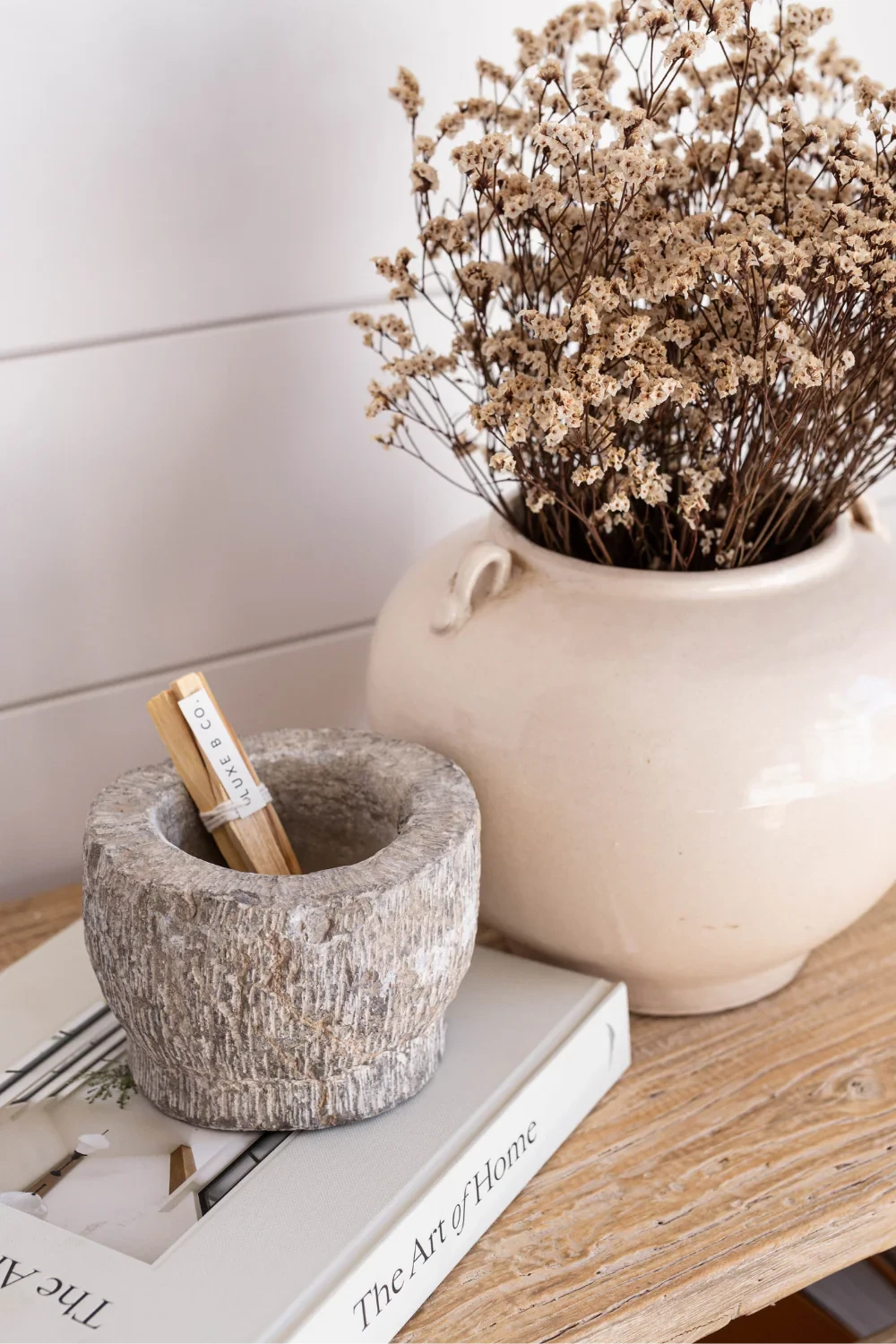 Cream Glazed Vintage Inspired Pot Objects & Accents 