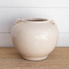Cream Glazed Vintage Inspired Pot Objects & Accents 
