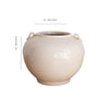 Cream Glazed Vintage Inspired Pot Objects & Accents 