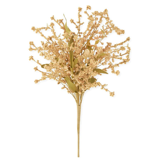 Cream Yellow Seed Berry Bush 21" Greenery 