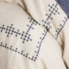 Cross-Stitch Linen Navy Duvet Cover Duvet Cover 