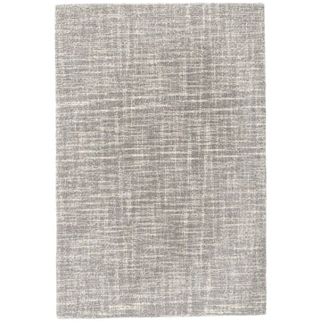 Crosshatch Dove Grey Hand Micro Hooked Wool Rug Rugs 
