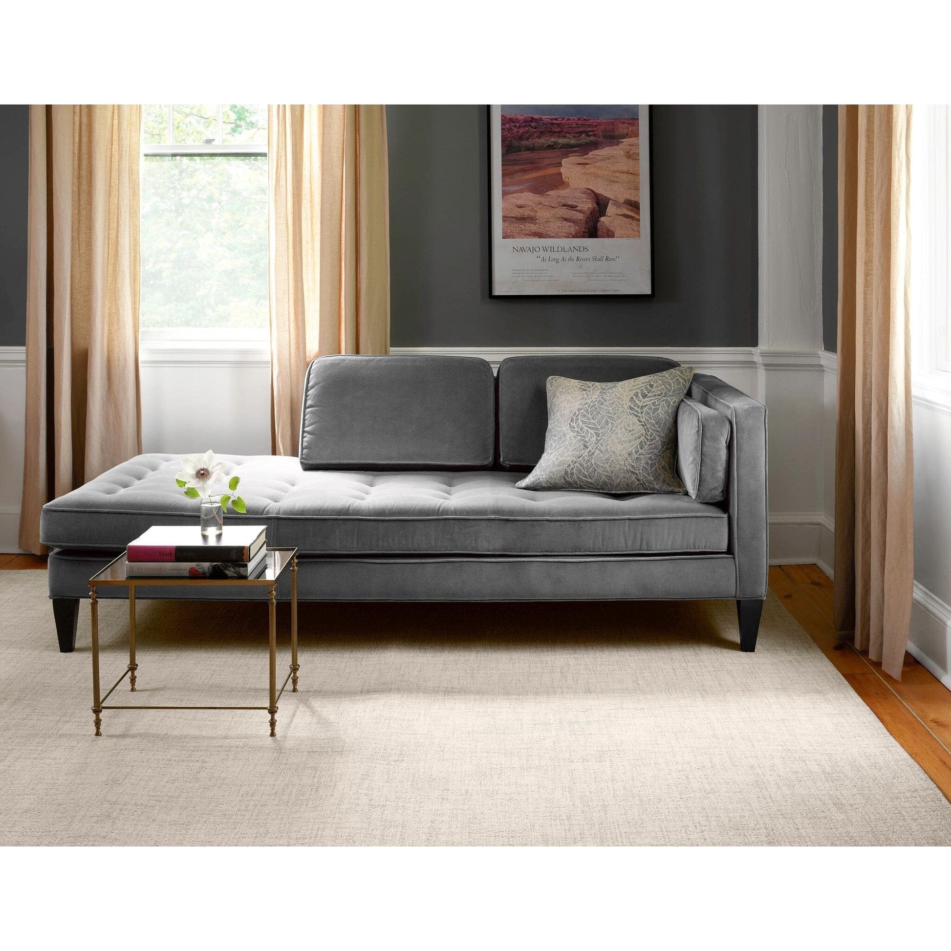 Crosshatch Ivory Hand Micro Hooked Wool Rug Rugs 