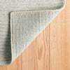 Cut Stripe Ocean Hand Knotted Viscose/Wool Rug Rugs 