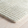 Cut Stripe Ocean Hand Knotted Viscose/Wool Rug Rugs 