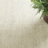 Cut Stripe Ocean Hand Knotted Viscose/Wool Rug Rugs 