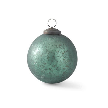 Cyan Mercury Glass Ornament Objects & Accents 