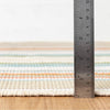Daphne Stripe Sky Handwoven Cotton Rug Rugs 