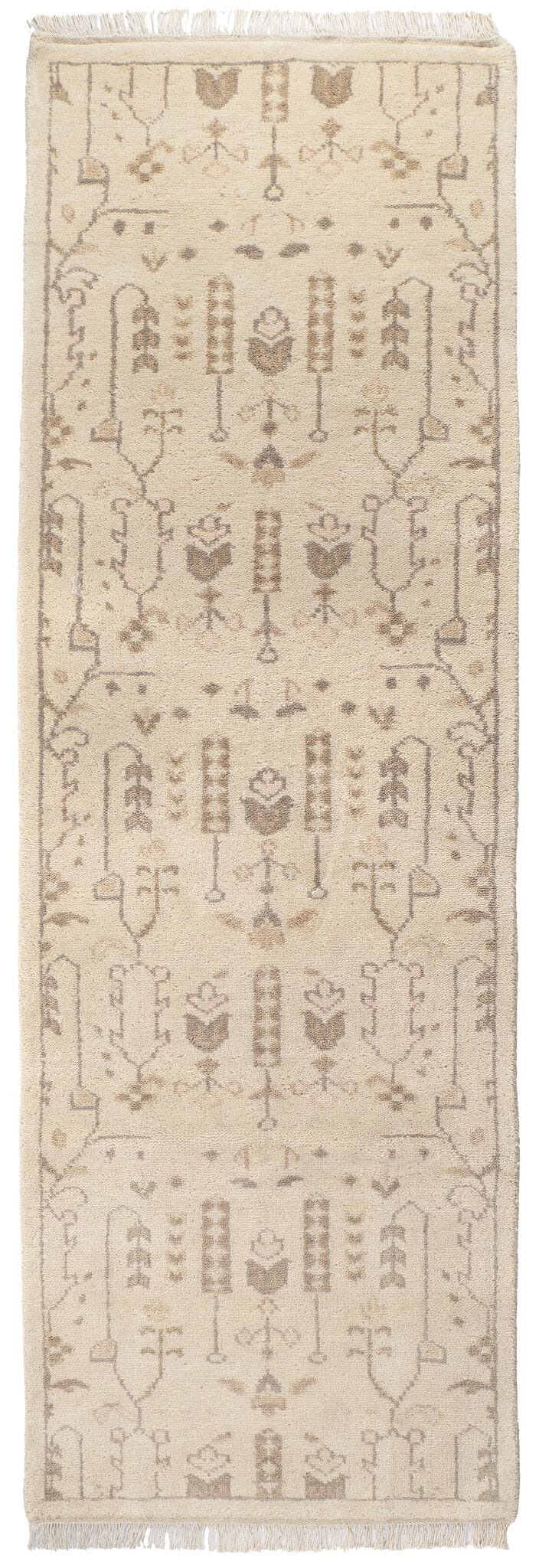 Dara Cream Hand Knotted Wool Rug Rugs 