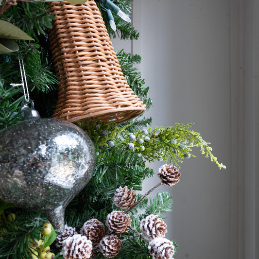 Dark Blue Mercury Glass Ornament Objects & Accents 