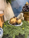 Decorative Pomegranates - Set of 2 Objects & Accents 