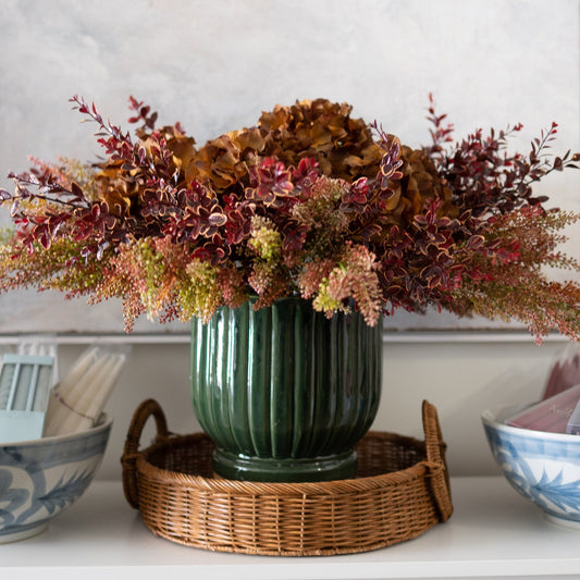Decorative Woven Rattan Tray Baskets & Trays 
