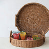 Decorative Woven Rattan Tray Baskets & Trays 
