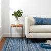 Denim Chindi Blue Hand Hooked Cotton Rug Rugs 
