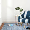 Denim Stone Blue Handwoven Cotton Rug Rugs 