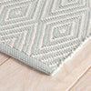 Diamond Light Blue/Ivory Handwoven Indoor/Outdoor Rug Rugs 