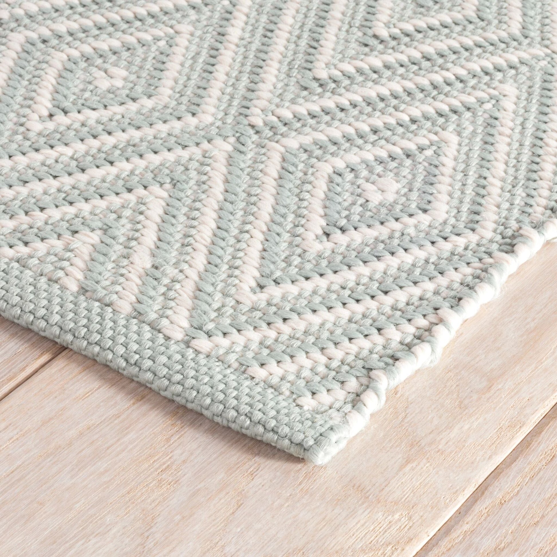 Diamond Light Blue/Ivory Handwoven Indoor/Outdoor Rug Rugs 