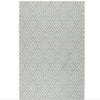 Diamond Platinum/White Machine Washable Rug WASHABLE 