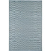 Diamond Slate/Light Blue Handwoven Indoor/Outdoor Rug Rugs 