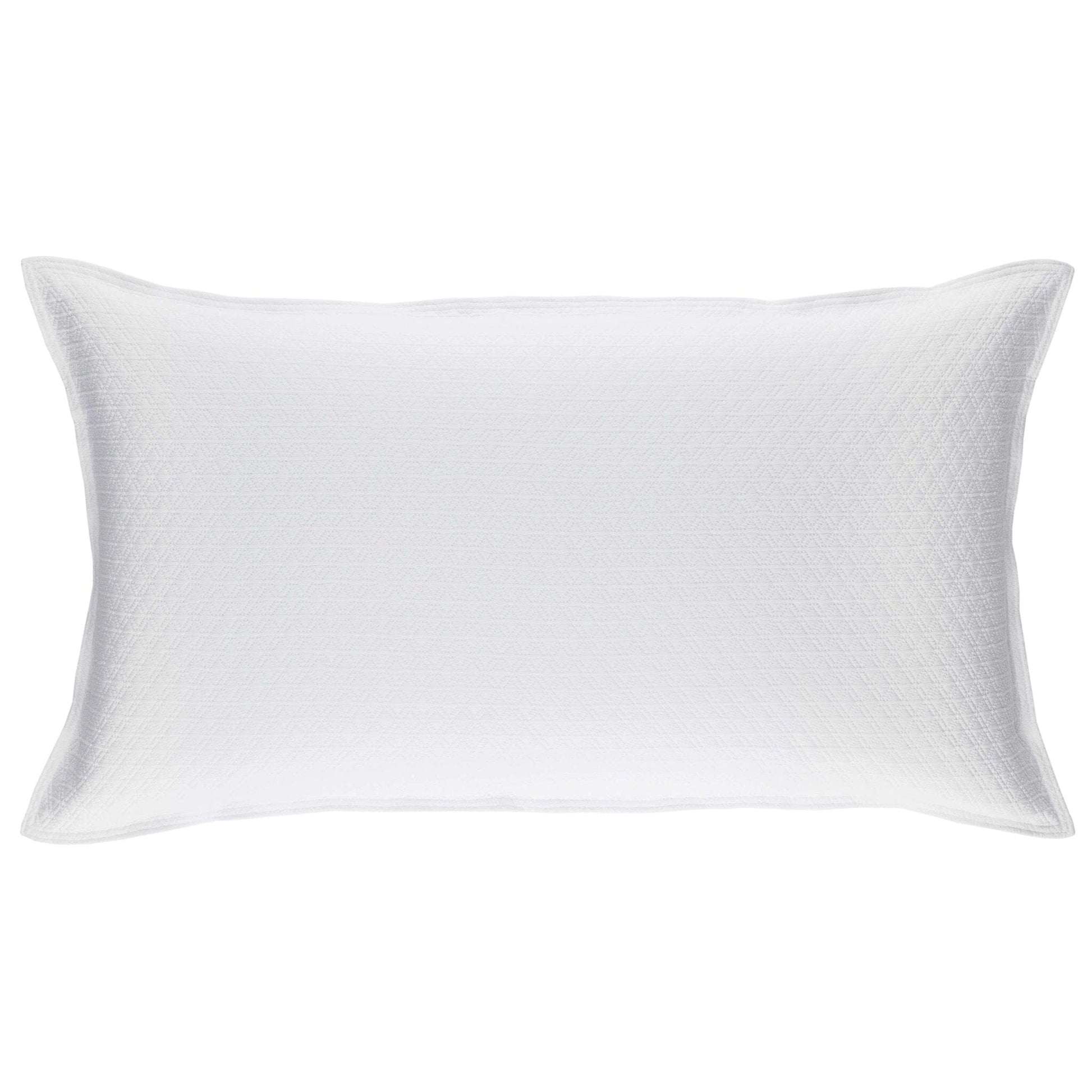 Diamond White Matelasse Sham Matelasse Sham 