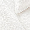 Diamond White Matelasse Sham Pillowcases & Shams 