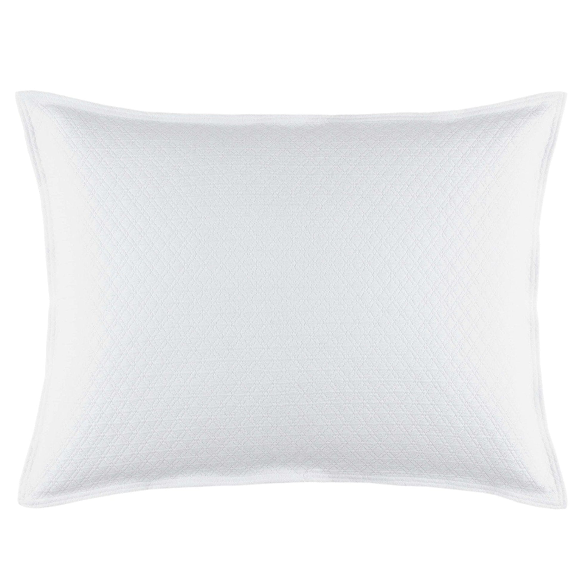 Diamond White Matelasse Sham Matelasse Sham 