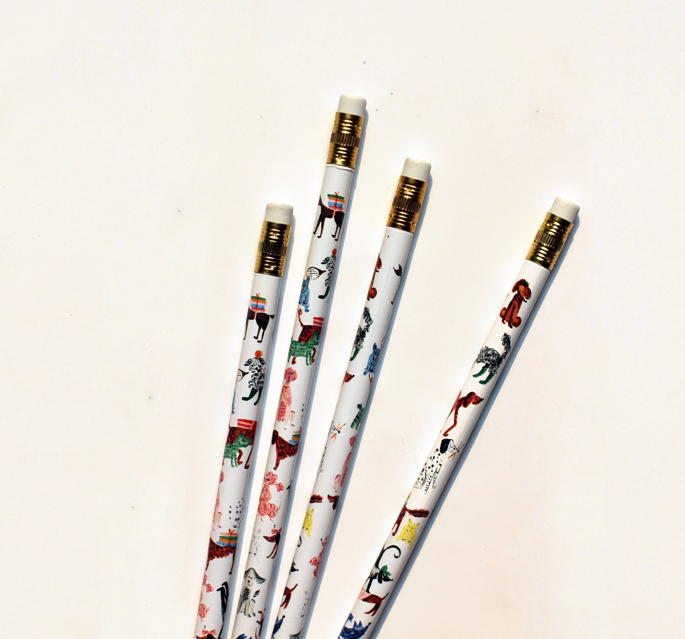 Doggies Pencils - Set of 4 Objects & Accents 