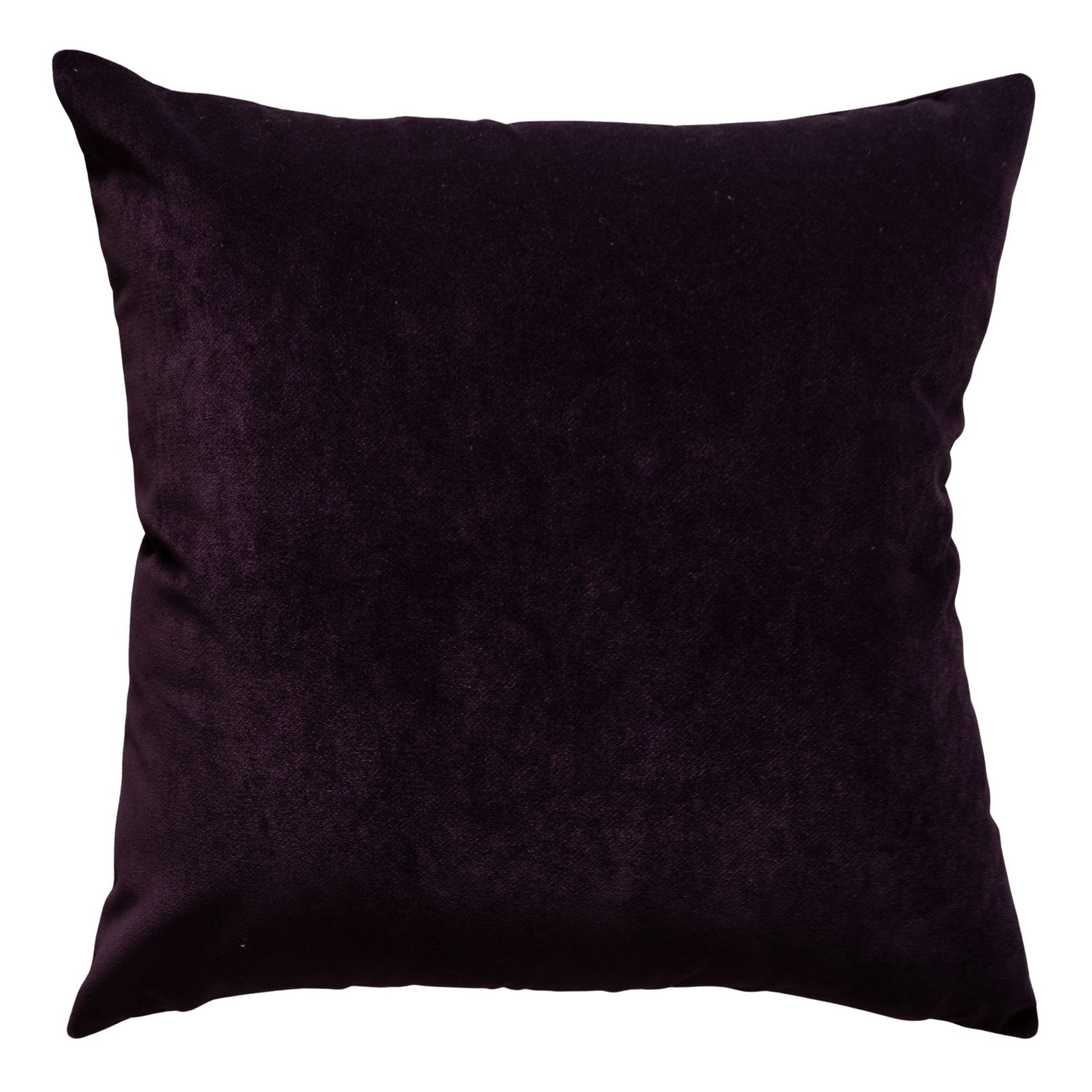 Eggplant Prima Velvet Pillow Pillows 