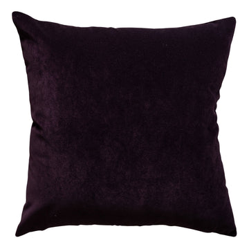 Eggplant Prima Velvet Pillow Pillows 