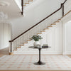 Elenica Peach Modern Plaid Machine Washable Rug Rugs 