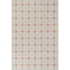 Elenica Peach Modern Plaid Machine Washable Rug Rugs 