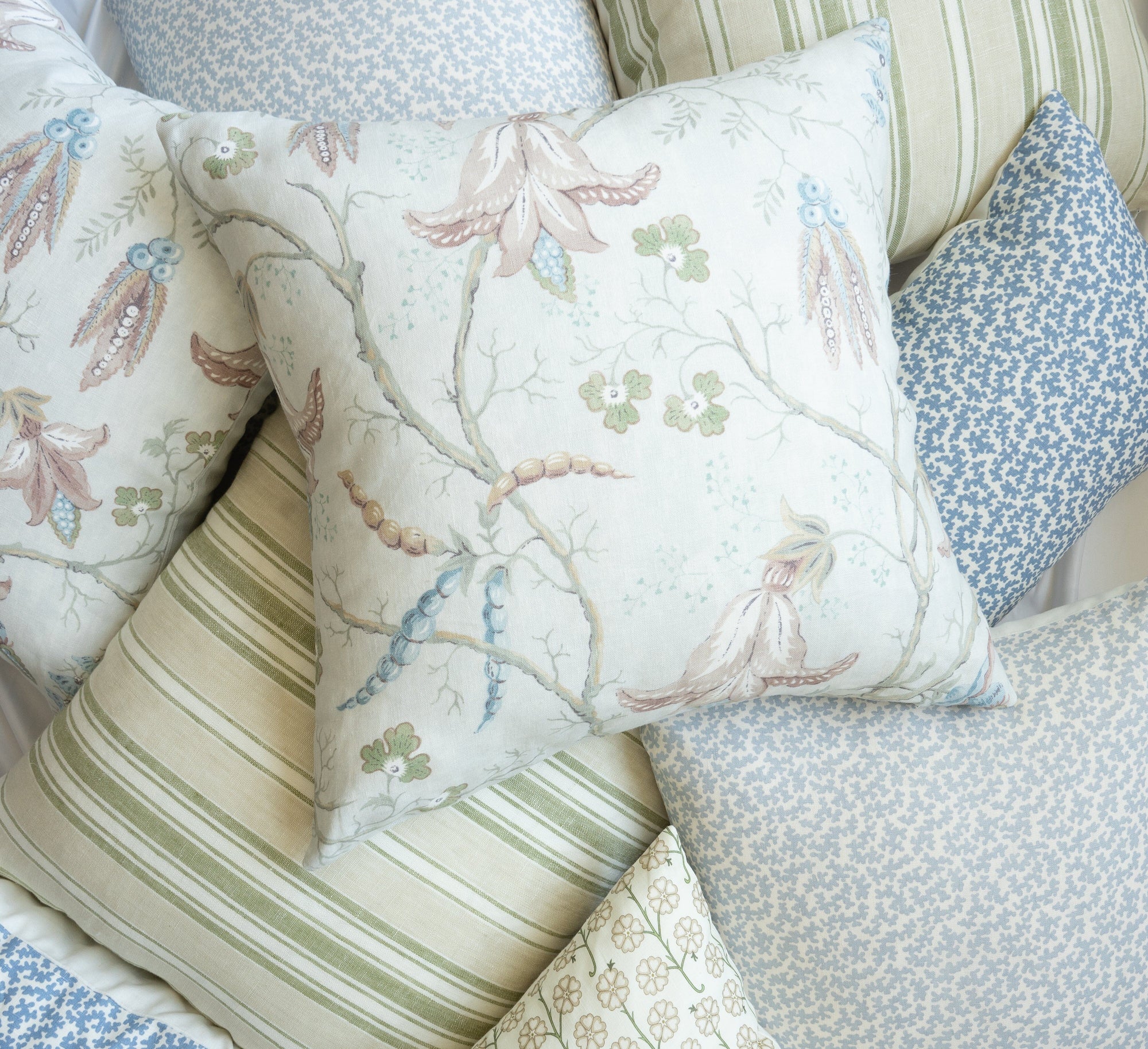 Eloise Lumbar Pillow - Blue Pillows 