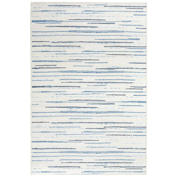 Elwood Blue Machine Washable Rug RUGS 