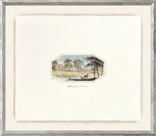 English Watercolours VII C. 1790 Framed Art 