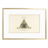 Engraving - Egyptian Temple, 1778 - Small Framed Art 