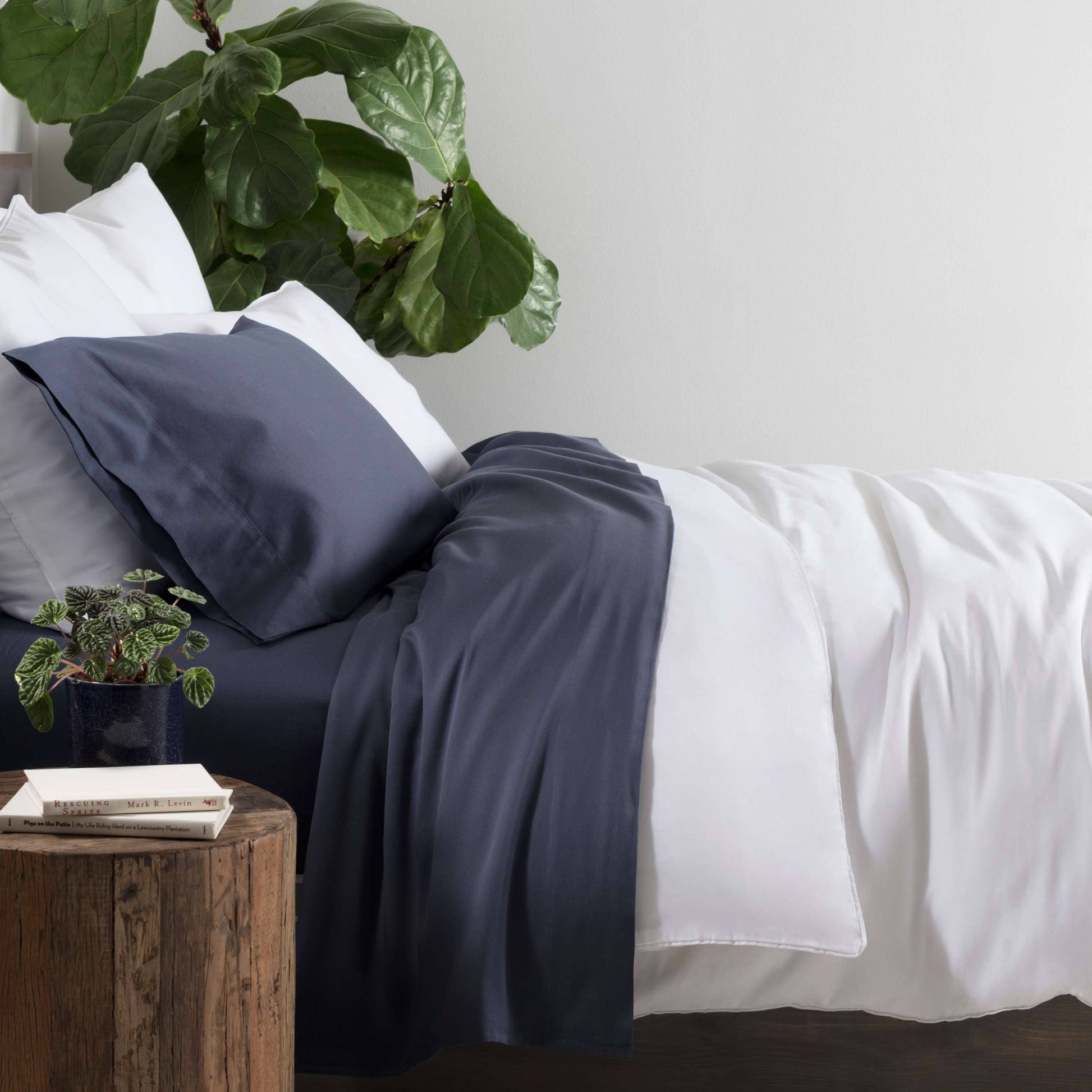 Essential Sateen White Duvet Cover Duvet Covers 