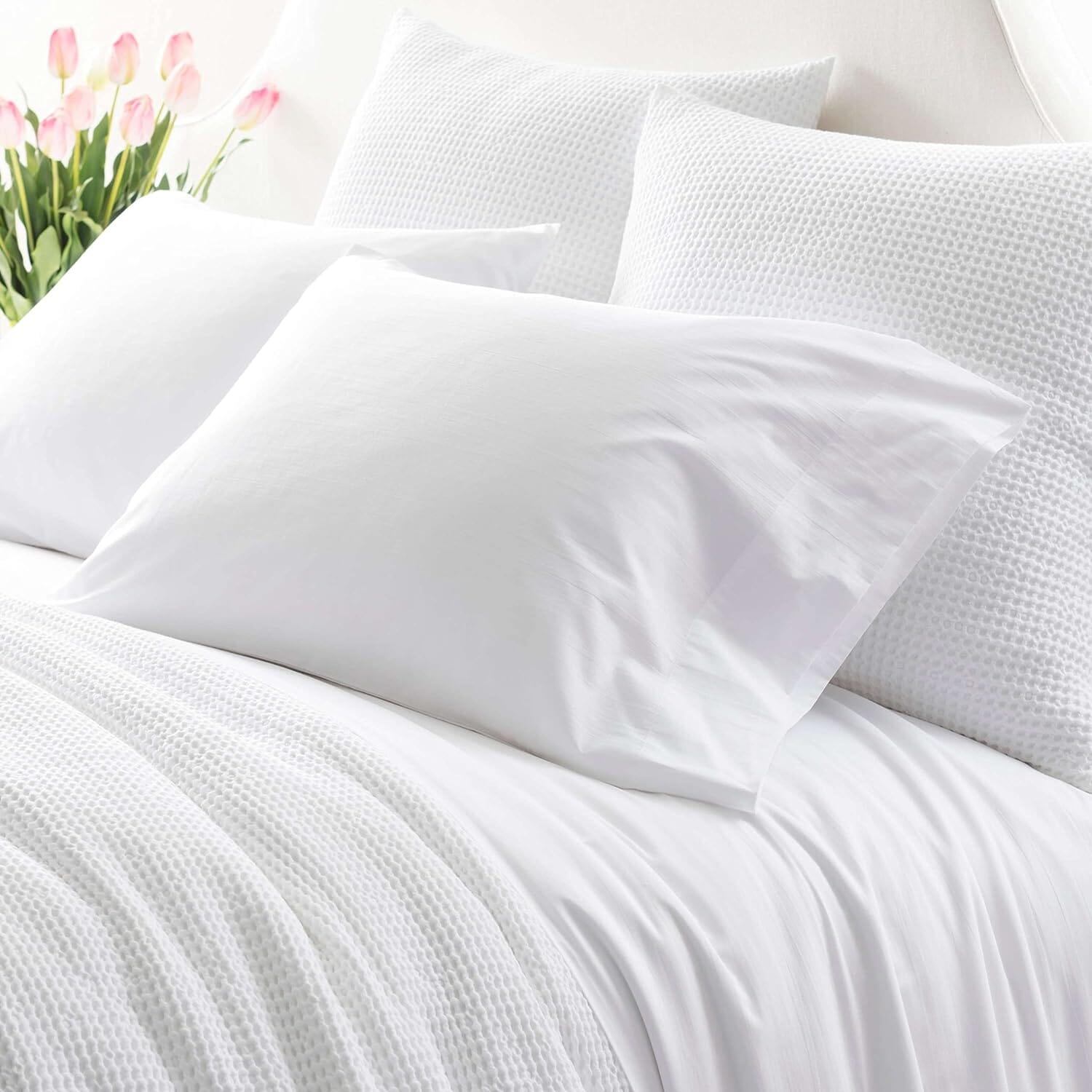 Essential Sateen White Sheet Set Sheet Sets 